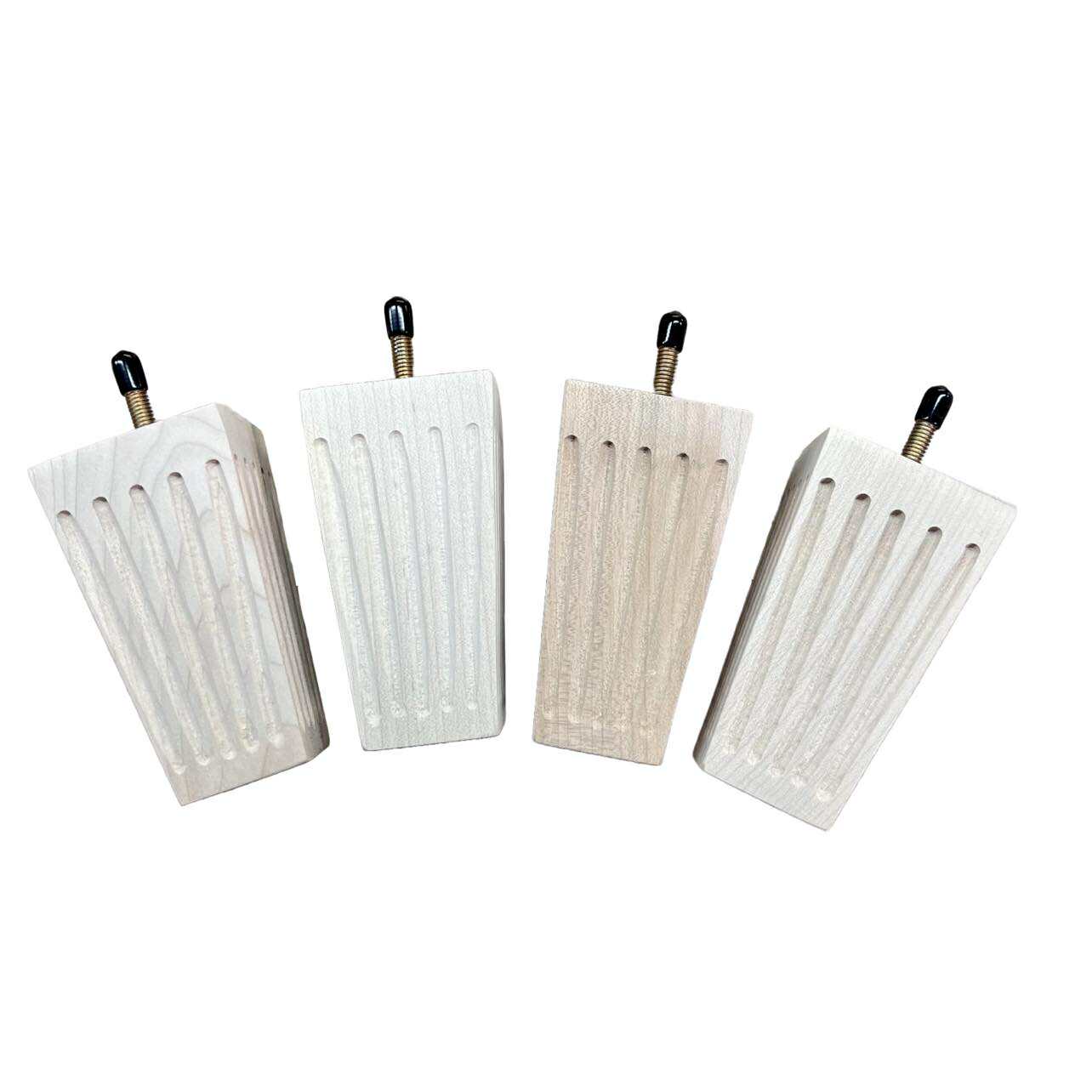 Unfinished Wooden Sofa Legs in a set of Four