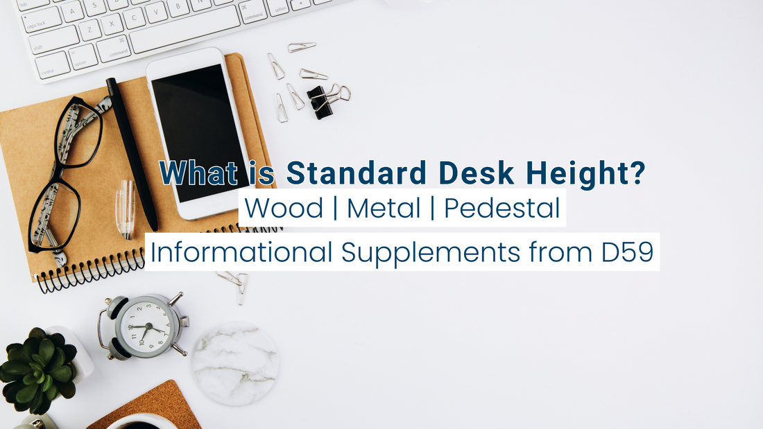 Standard desk store height