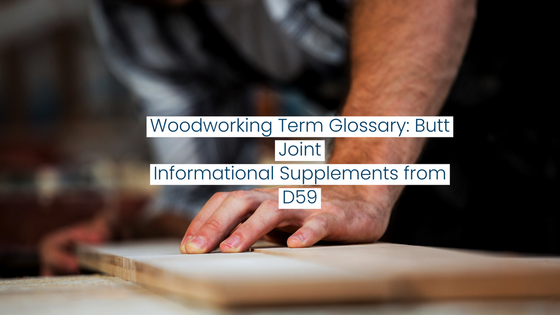 Butt joint woodworking guide showing basic wood joinery for furniture, table frames, aprons, and DIY projects