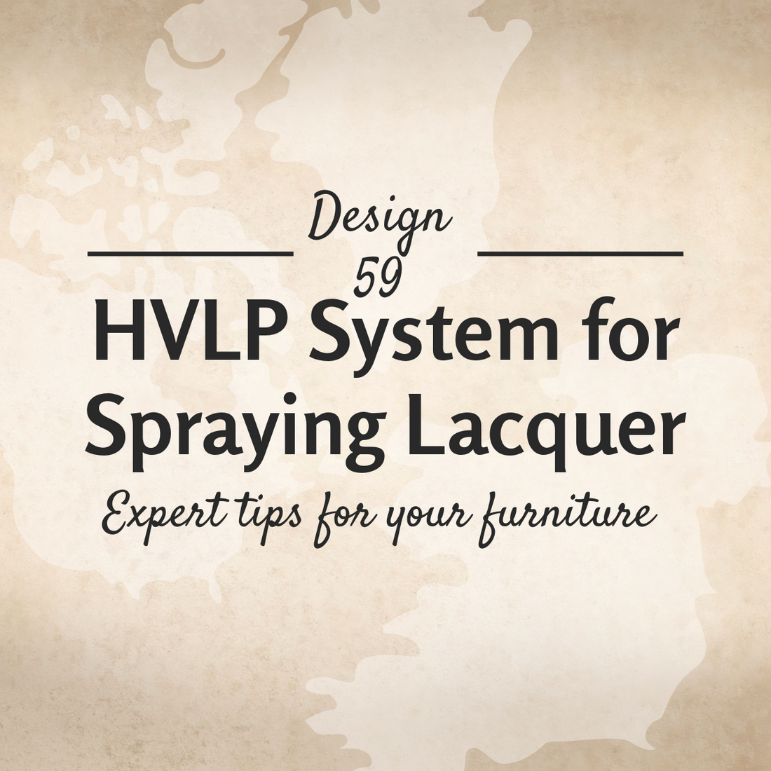 HVLP finishing system for applying lacquer to unfinished wood table legs
