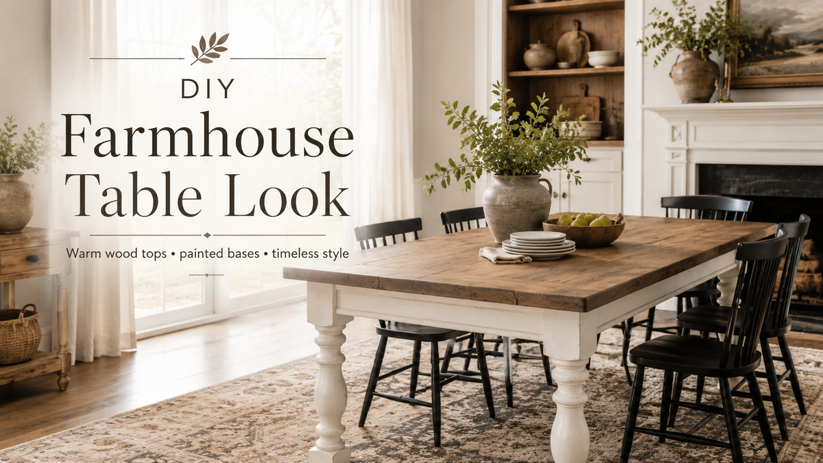 Joanna Gaines Farmhouse Table Look: DIY Guide – Design59