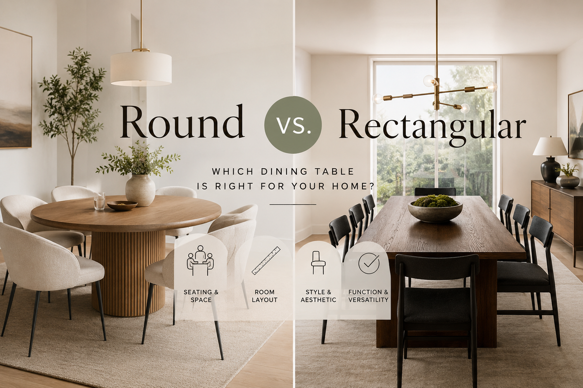 Round vs Rectangular Dining Table: Which Works for Your Room? – Design59